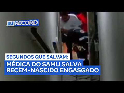 Médica do SAMU consegue salvar bebê de apenas um mês que havia engasgado