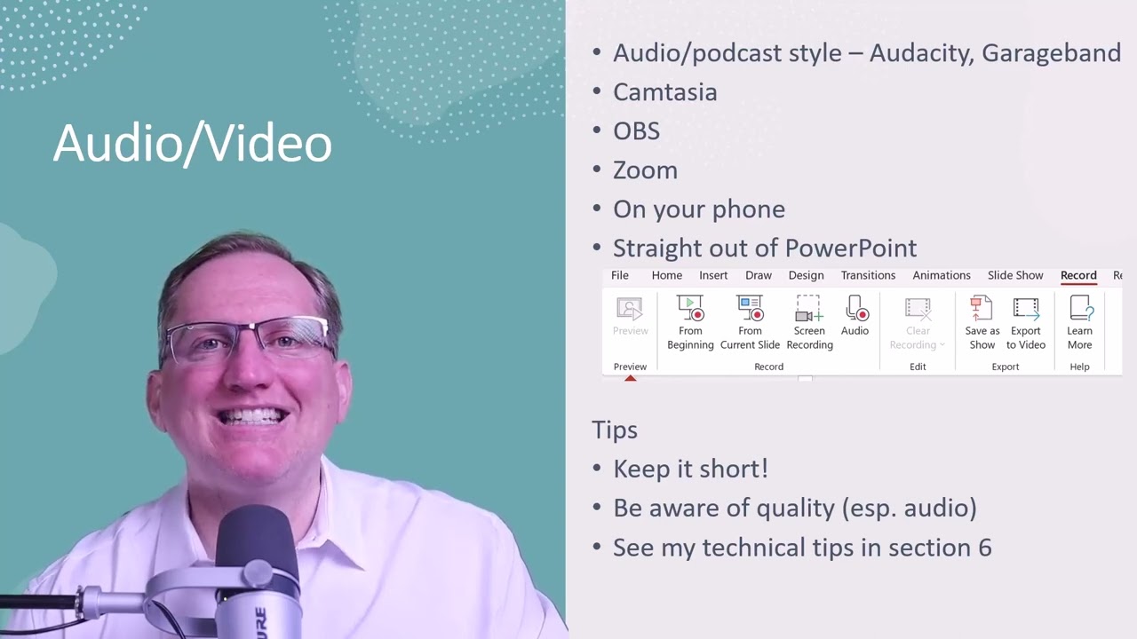 Tools to Make Audio & Video Teaching Resources for Flipped Classroom & Online Courses