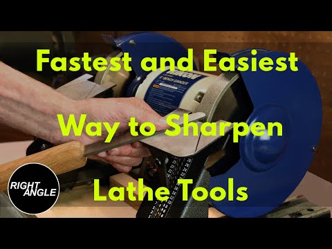 Right Angle - Lathe Tool Rest Demonstration