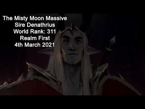 The Misty Moon Massive vs. Sire Denathrius (Mythic) - Restoration Shaman PoV (NO MUSIC)
