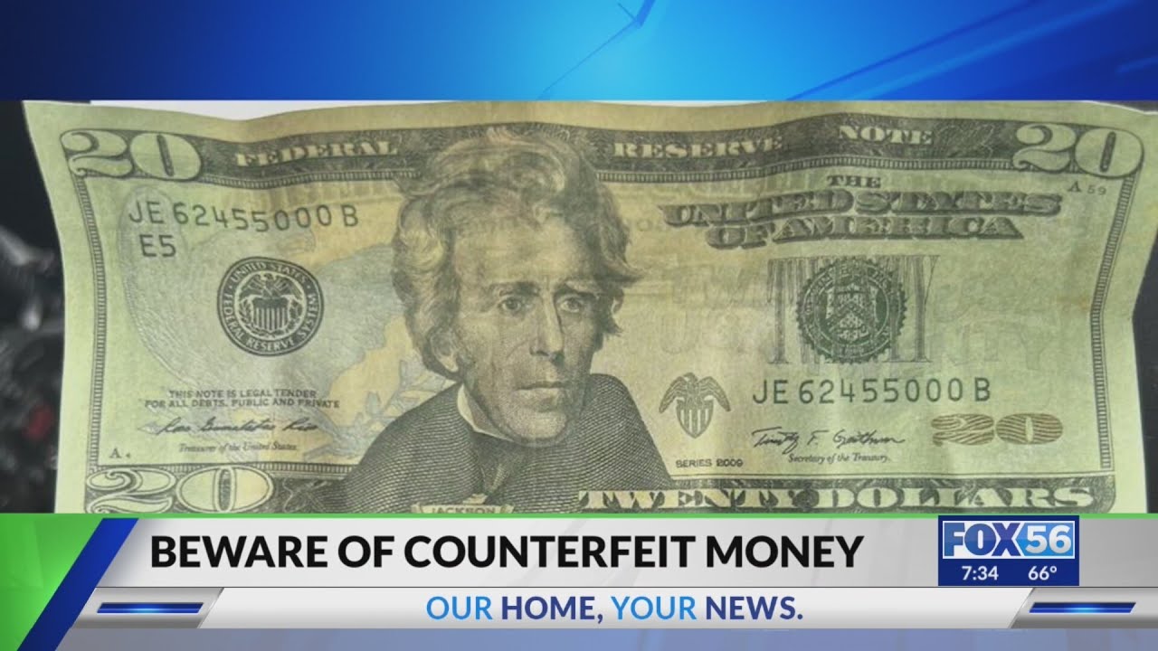 Beware of counterfeit money in Rowan County