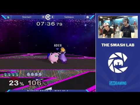 The Smash Lab 108 WR2 - Sherbert (Peach) vs Sableguy (Jigglypuff)