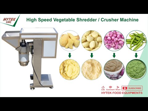 Instant Ginger Garlic Paste Making Machine | High speed Ginger Garlic Onion Paste Machine