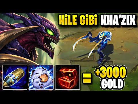 KHA'ZIX WILL NEVER LOSE A MATCH WITH THIS TACTIC! (3000 GOLD from Runes Only) | KassadinsCreed