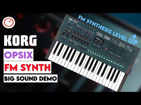 KORG OPSIX FM Synthesizer Big Explorative Sound Demo (No Talking)