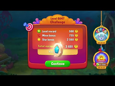 @Fishdom Win Strikes Level 6043 - Special Level 6047 Challenge.