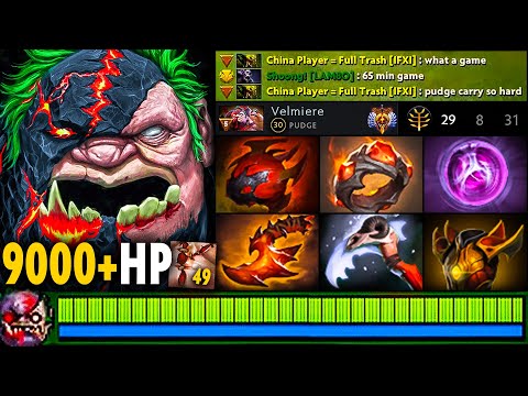 🔥 The Greatest Mega Creeps Comeback in 7.33 - Giant Pudge Super RaidBoss With 9000+ HP 🔥