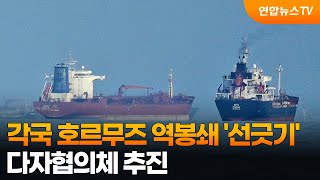 각국 호르무즈 역봉쇄 '선긋기'…다자협의체 추진 / 연합뉴스TV (YonhapnewsTV)