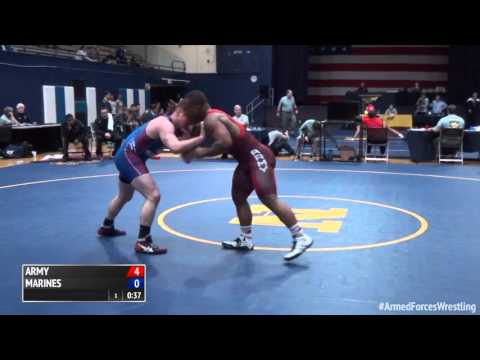86 kg - Victor Terrell (Army) vs. John Stefanowicz (Marines)