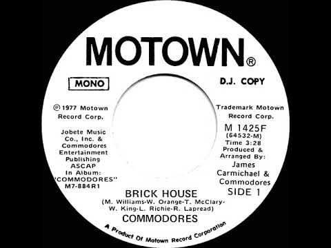 1977 Commodores - Brick House (mono radio promo 45)