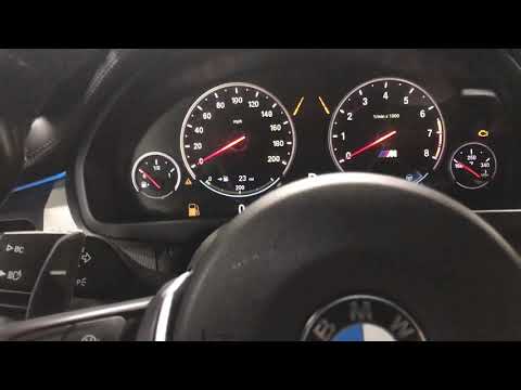 BMW X6M brake reset
