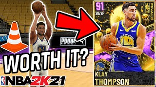 AMETHYST KLAY THOMPSON GAMEPLAY! THE ULTIMATE CONE? NBA 2K21 MYTEAM