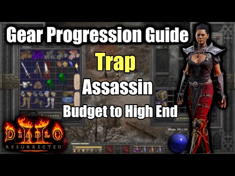 Gear Progression for Trap Assassin from Budget to High End - Guide Diablo 2 Resurrected