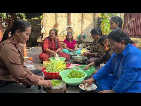 We are making some traditional Khmer Nom Banh Chok