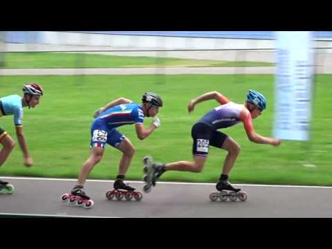 Jun B Men 1 Lap Sprint Final - 2016 European Championships Inline Speedskating)