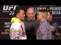 UFC 236: Press Conference Faceoffs
