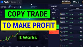 HOW TO DO COPY TRADING IN POCKET OPTION | To Make Profit (it works)