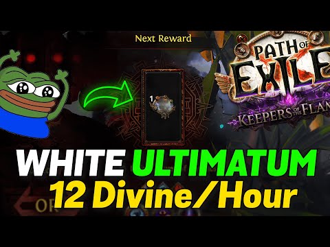 [POE 3.27] WHITE Maps 12 Div/Hour Ultimatum Farm Strategy - Path of Exile Keepers of the Flame