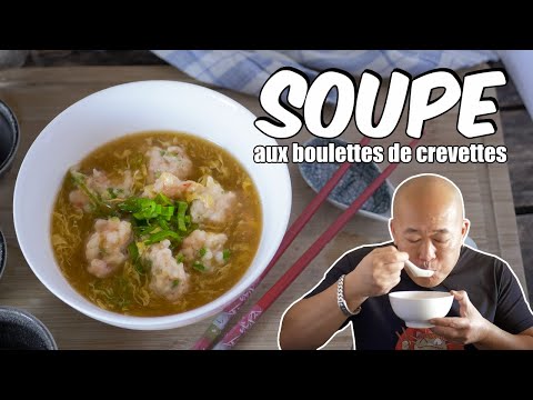 Shrimp Soup with Crispy Balls