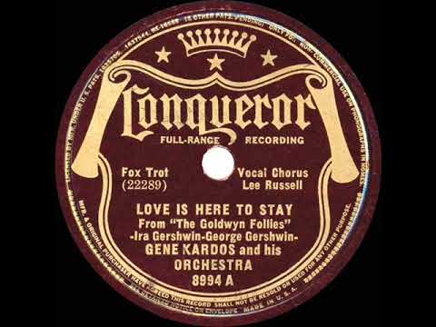1938 Gene Kardos - Love Is Here To Stay (Lee Russell, vocal)