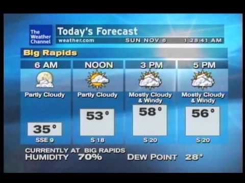 Big Rapids Weatherstar XL- 11/06/11 01:28 EST