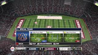 NCAA Football 14 Auburn at Alabama