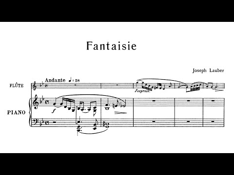 Joseph Lauber – Fantaisie, for Flute and Piano