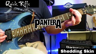 Quick Riffs - SHEDDING SKIN - Pantera. Guitar Lesson / Tutorial.