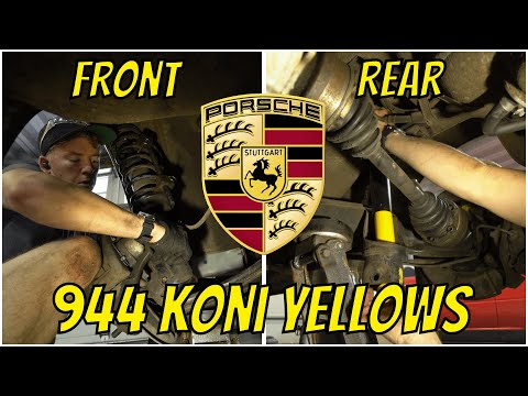 Shock Removal Porsche 944  and Koni Yellow Install