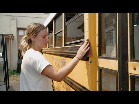 I PICKED A PAINT COLOR FOR MY SHORT BUS BUILD - Solo Female Skoolie Conversion