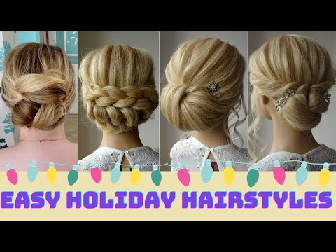 holiday hairstyles - easy Christmas party hair tutorial
