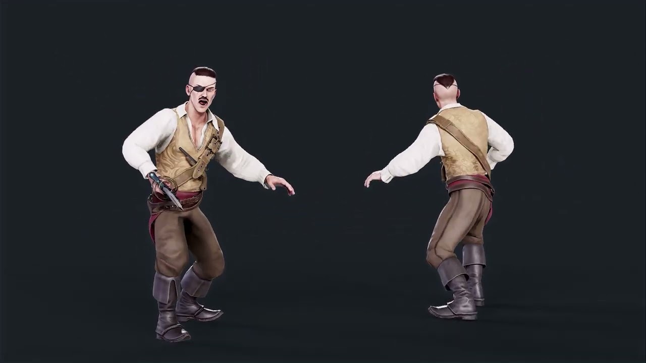 Pirate 3 3D Model