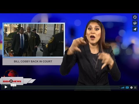 Bill Cosby back in court (ASL - 3.15.18)