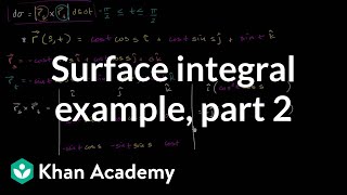 Surface Integral Example Part 2 - Calculating the Surface Differential