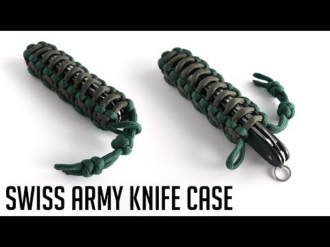 How to Make A Paracord Swiss Army Knife Case Tutorial
