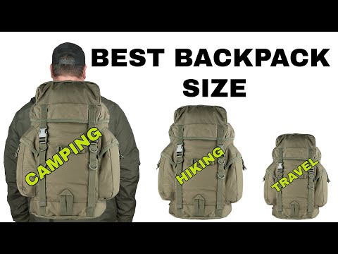 Best Backpack Size for Camping, Hiking, Travel
