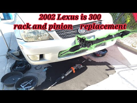 2002 Lexus is 300 como cambiar el rack and pinion (rack and pinion replacement)