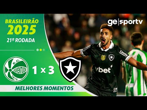 Gols e lances de Juventude-RS x Botafogo