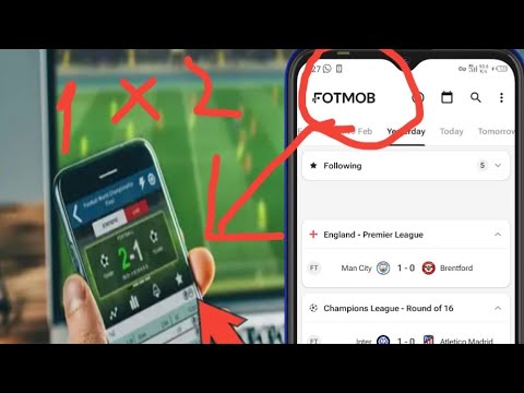 new strategy to stake straight win(1x2) with this amazing sports app ( FOTMOB) how to use it .