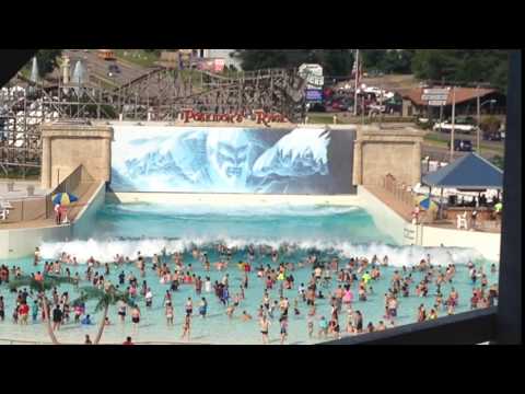 Top View Of The Poseidon's Rage , Wave Pool: MT Olympus Water Park