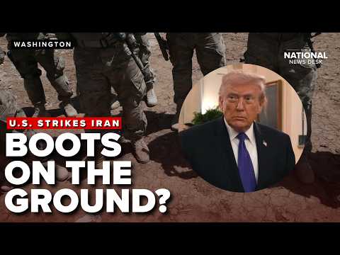 Trump NOT RULING OUT American troops on the ground in Iran, expects 4-5 week campaign