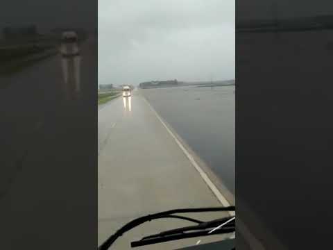 Ruta 24 cerca de Tres Bocas.