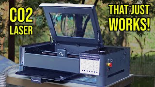 Brand New AtomStack Hurricane CO2 Laser Cutter Review - Better than the xTool P2?