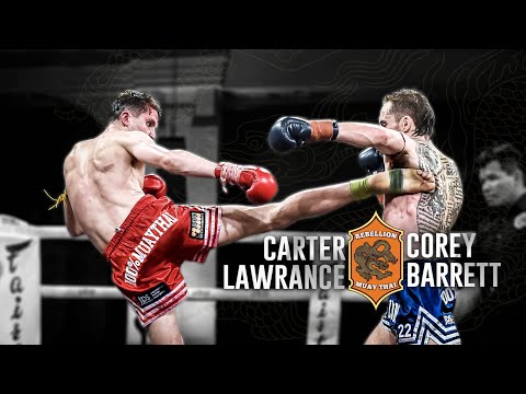 FULL FIGHT | Rebellion Muaythai 22: Carter Lawrance vs Corey Barrett