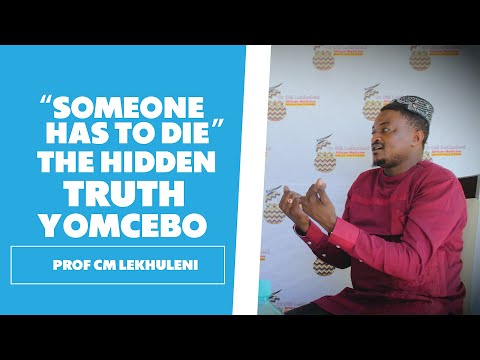The Hidden Truth About Umcebo - Prof CM Lekhuleni