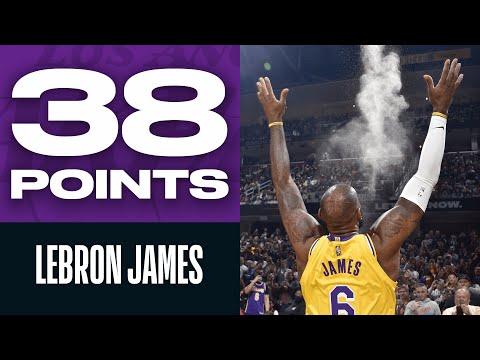 LeBron Drops 38 PT TRIPLE-DOUBLE in Cleveland W! 👑