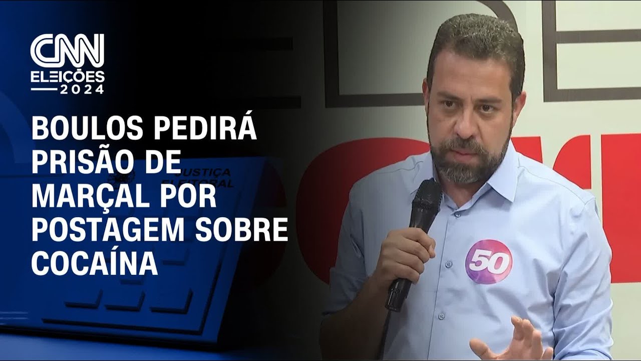 Boulos pedirá prisão de Marçal por postagem sobre cocaína | AGORA CNN