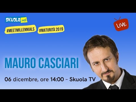 Mauro Casciari ospite della Skuola Tv