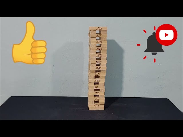 Vídeo relacionado con Hasbro Gaming Jenga, Juegos de Mesa para Niños y Niñas de 6 Años o Más, Fiestas con Amigos, Habilidad y Estrategia