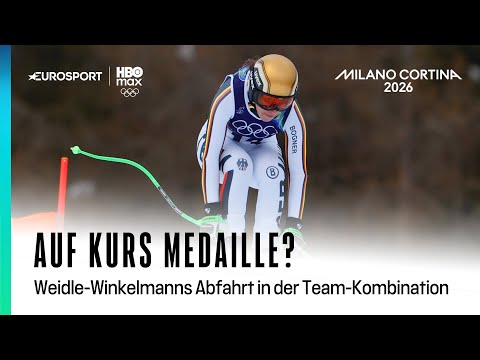Weidle-Winkelmann legt vor - Chance aufs Podest | Olympia 2026 | Ski Alpin Team-Kombi | Frauen